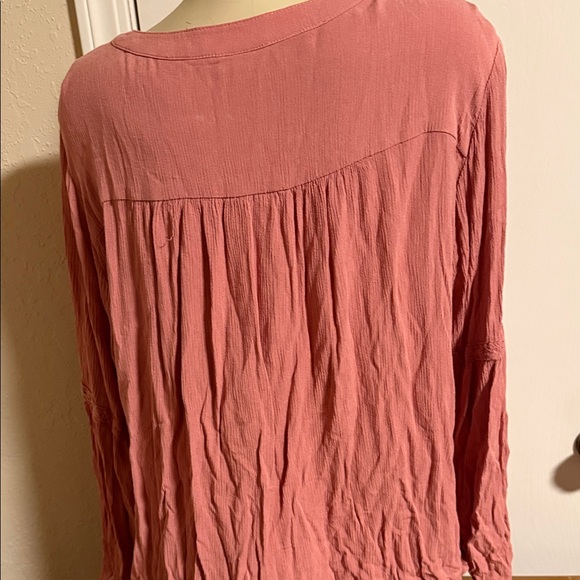 Torrid Pink Embroidered Blouse - Picture 6 of 8